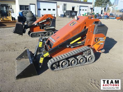 ditch witch sk755 stand behind skid steer|mini stand on skid steer.